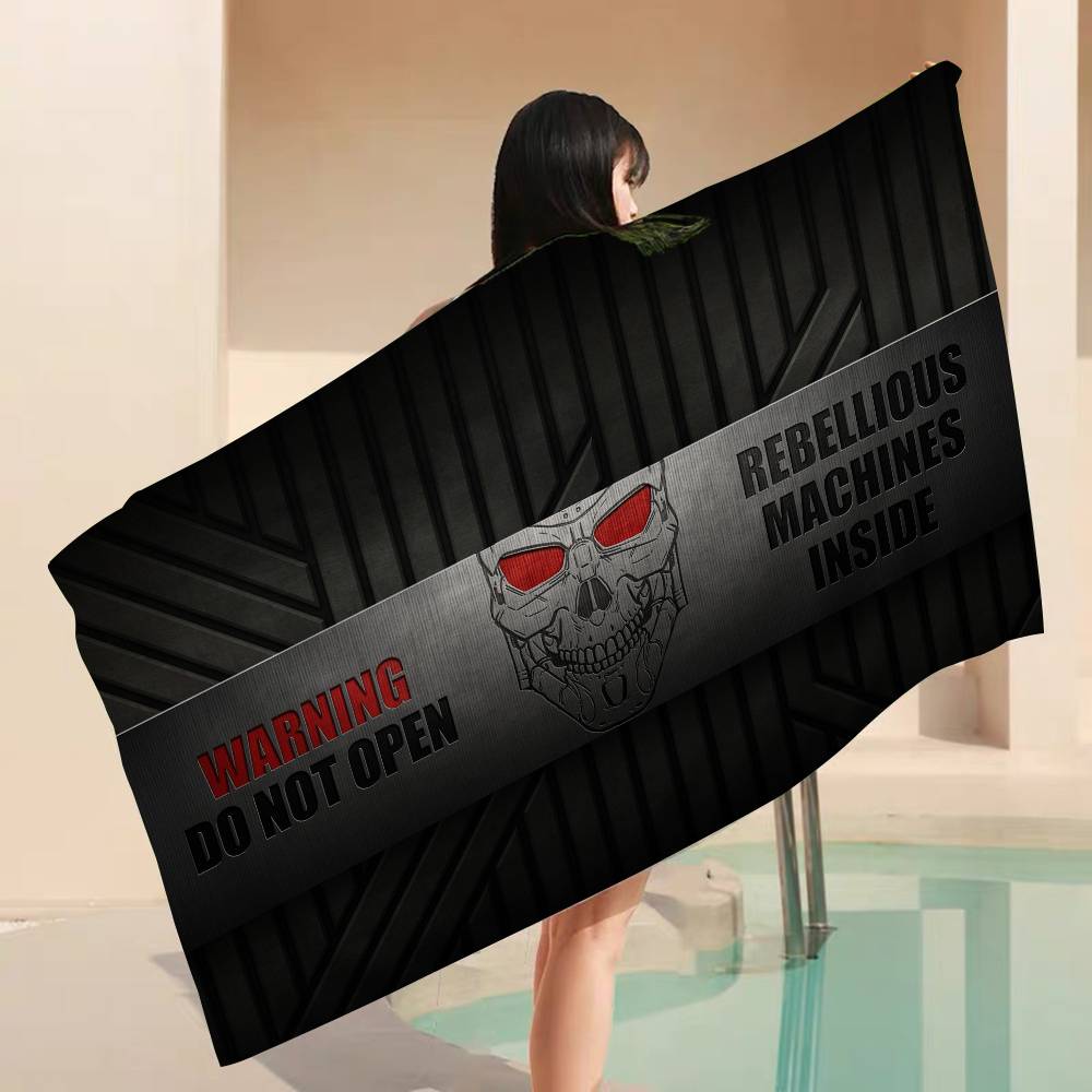 Classic Movie T-Terminator Microfiber Beach Towel Absorbent Quick Dry Soft Yoga Swimming Resort Mountain Climbing Towel W30*H60(CM)
Classic Movie T-Terminator Microfiber Beach Towel Absorbent Quick Dry Soft Yoga Swimming Resort Mountain Climbing Towel W30*H60(CM)