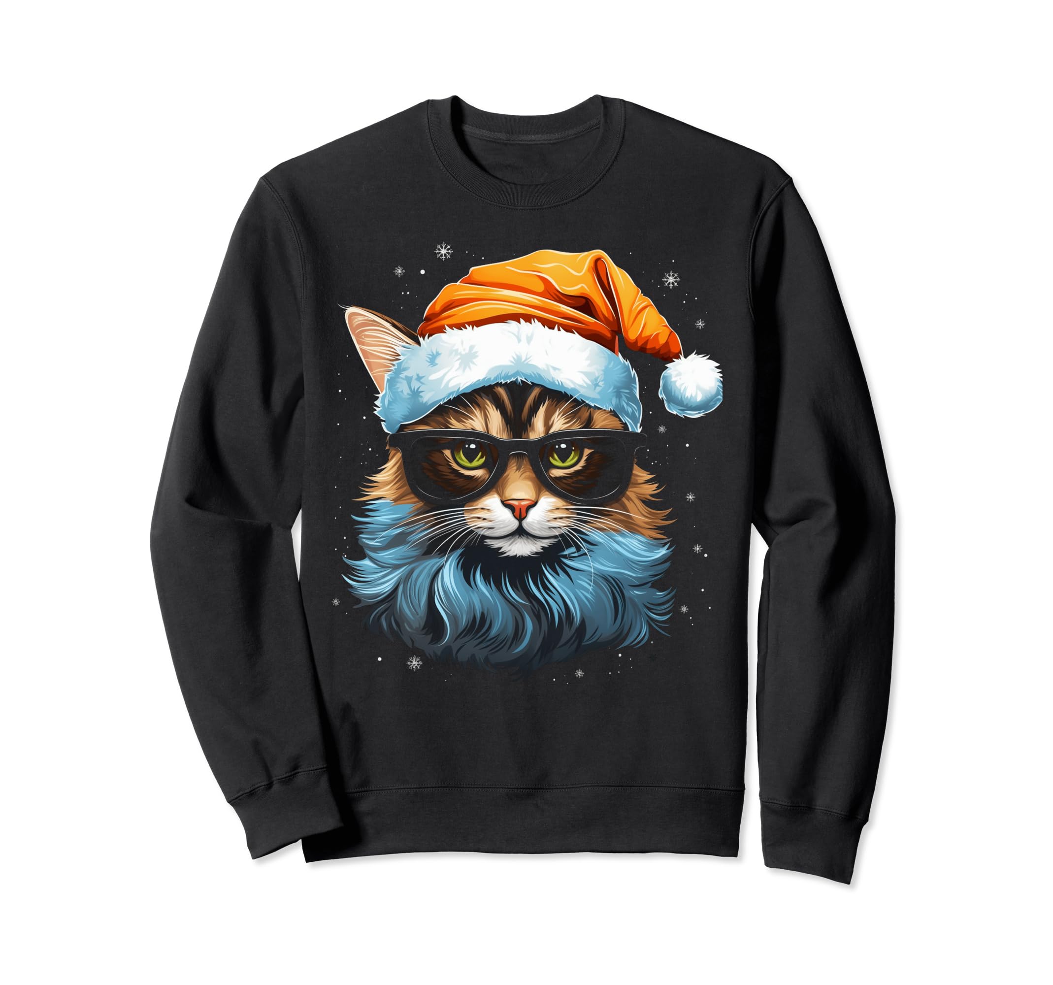 Christmas Cat Santa Hat Glasses Christmas Kitty Apparel Holiday Sweatshirt чёрный
Christmas Cat Santa Hat Glasses Christmas Kitty Apparel Holiday Sweatshirt чёрный