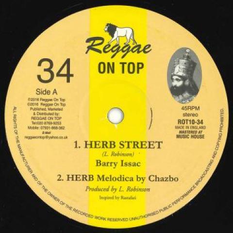 10inch Record BARRY ISAACS, CHAZBO / DAVE CRISPY - Herb Street; Herb Melodica / Herb H ROT1034 Reggae On Top 2019 UK Reggae, Ska & Dub
10inch Record BARRY ISAACS, CHAZBO / DAVE CRISPY - Herb Street; Herb Melodica / Herb H ROT1034 Reggae On Top 2019 UK Reggae, Ska & Dub