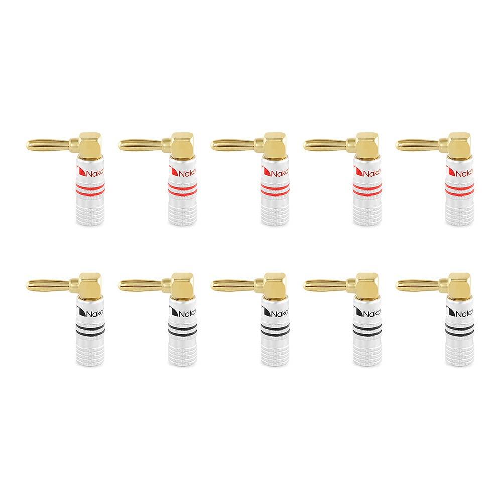 Nakamichi Excel Series 24K Gold Plated Banana Plugs Banana Plug 12 AWG 18 AWG Gauge Size 4 mm Speaker Amplifier AV Stereo Home Theater Audio Cable
Nakamichi Excel Series 24K Gold Plated Banana Plugs Banana Plug 12 AWG 18 AWG Gauge Size 4 mm Speaker Amplifier AV Stereo Home Theater Audio Cable