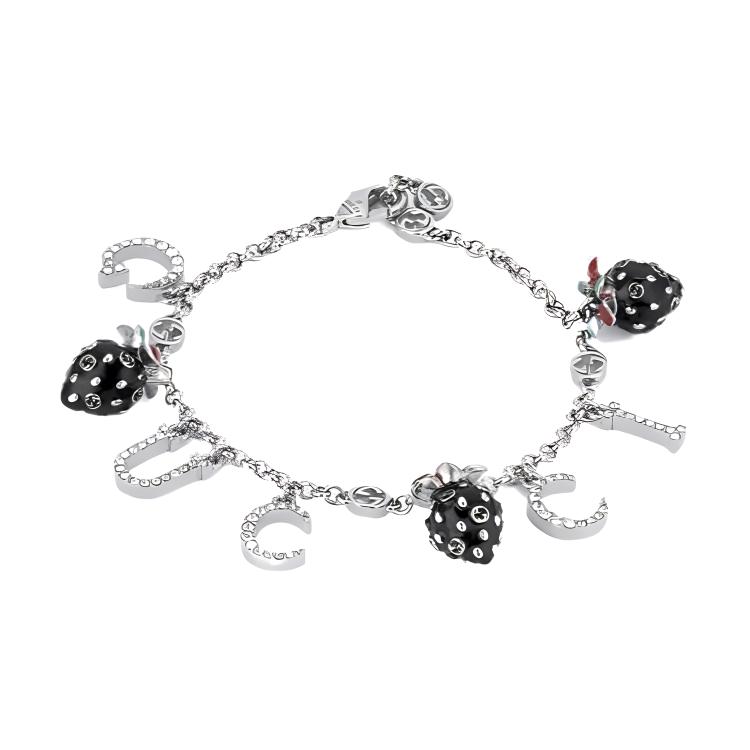 Gucci Strawberry Minimalist Classic Fashion Jewelry Bracelet Unisex Bracelet Silver 729122I1F50 S
Gucci Strawberry Minimalist Classic Fashion Jewelry Bracelet Unisex Bracelet Silver 729122I1F50 S