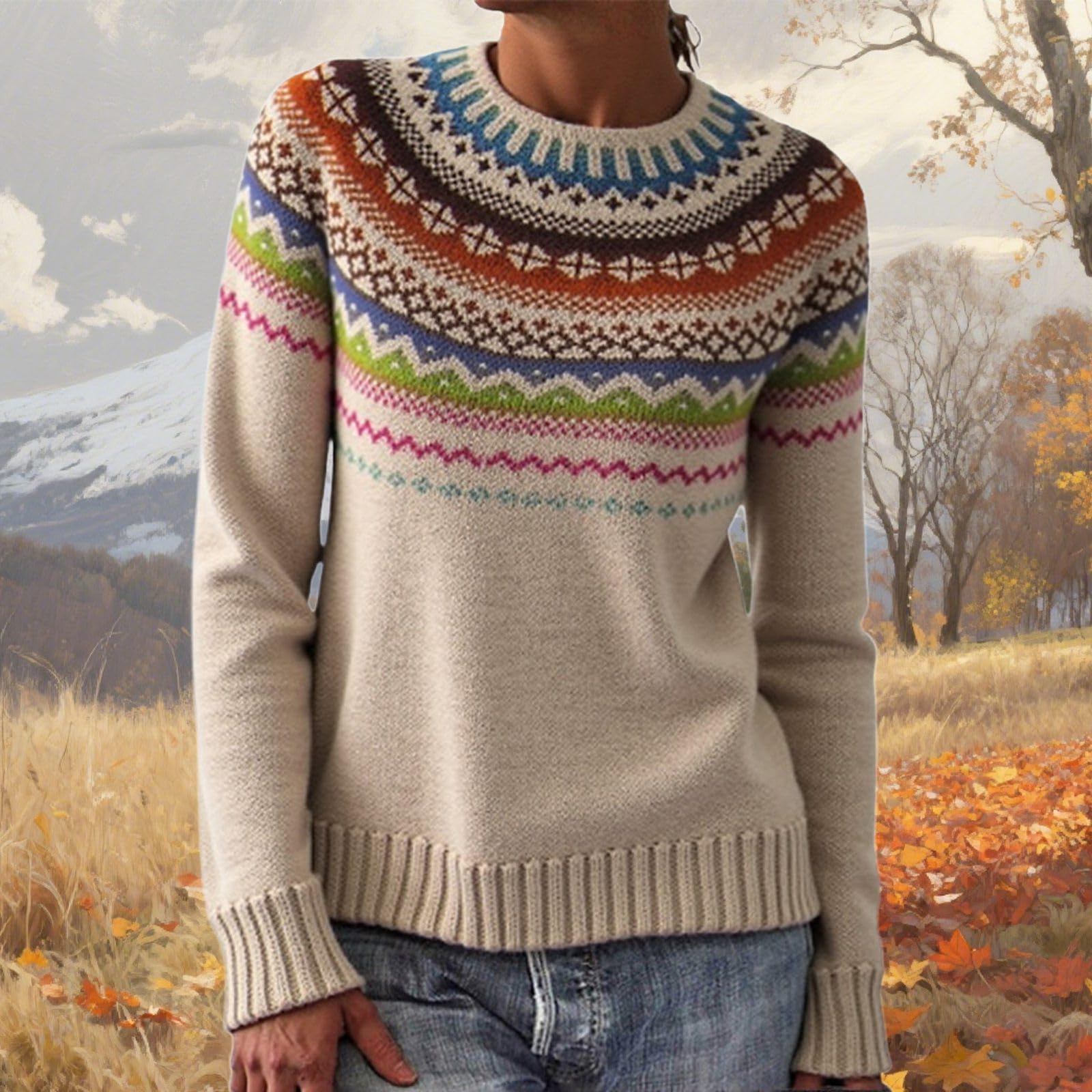 Женский модный свитер, круглый вырез, свободный пуловер, трикотажный свитер с длинными рукавами XXL хаки
Женский модный свитер, круглый вырез, свободный пуловер, трикотажный свитер с длинными рукавами XXL хаки