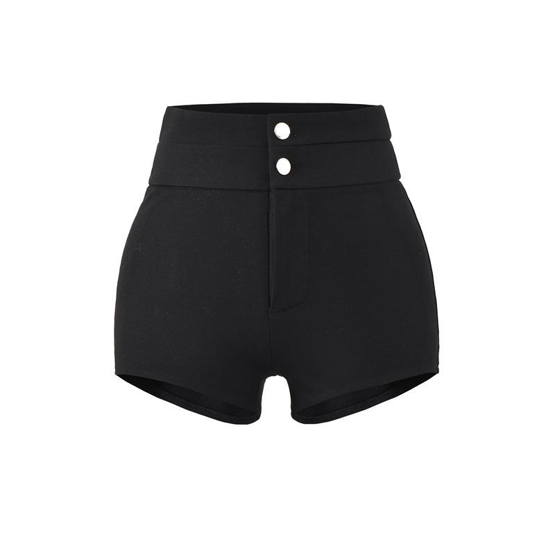 Vintage High-Waisted Slimming Two-Button Shorts for Women - Flattering, Versatile, Elastic Fit Large чорний
Vintage High-Waisted Slimming Two-Button Shorts for Women - Flattering, Versatile, Elastic Fit Large чорний
