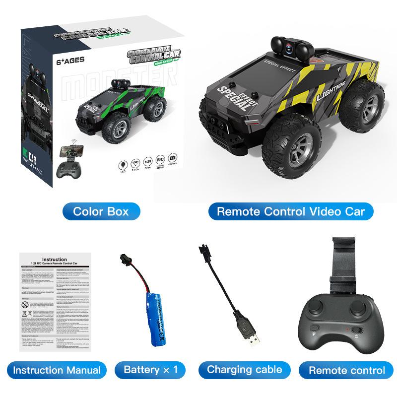 New 1:28 Remote Control Car with HD Camera WIFI Po Recording High Speed Drift Remote Control Car Children s Christmas Gift жёлтый
New 1:28 Remote Control Car with HD Camera WIFI Po Recording High Speed Drift Remote Control Car Children s Christmas Gift жёлтый