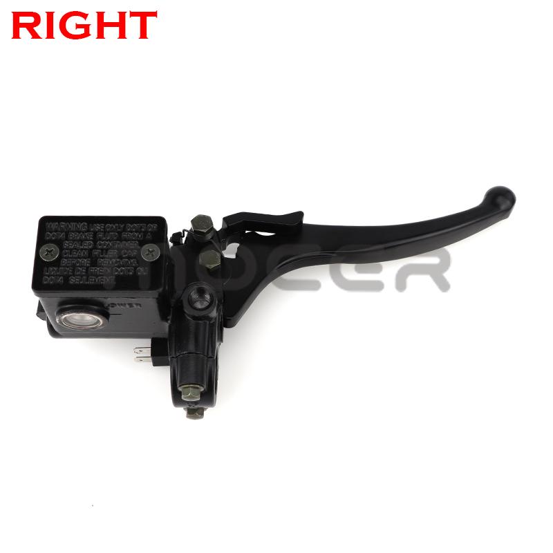 ATV Upper Brake Pump Hydraulic Clutch Pump with Handle Parking Lock For 110cc-250cc GY6 Quad Dirt Bike Motorcycle Accessories right
ATV Upper Brake Pump Hydraulic Clutch Pump with Handle Parking Lock For 110cc-250cc GY6 Quad Dirt Bike Motorcycle Accessories right