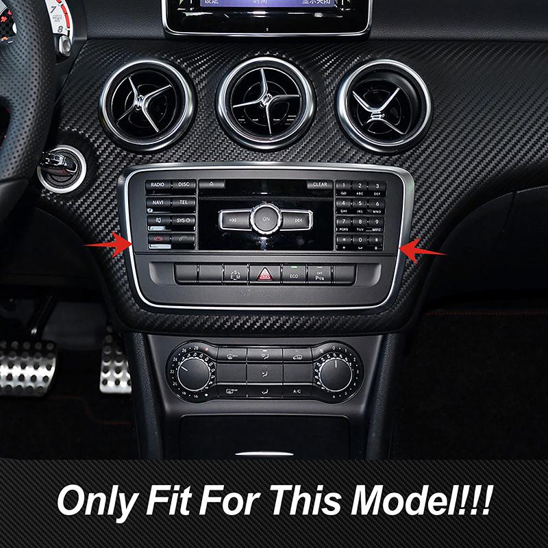 Console CD Panel Frame Decoration Carbon Pattern Trim For Mercedes Benz A Class W176 GLA X156 CLA C117 2013-2018 Car Accessories
Console CD Panel Frame Decoration Carbon Pattern Trim For Mercedes Benz A Class W176 GLA X156 CLA C117 2013-2018 Car Accessories