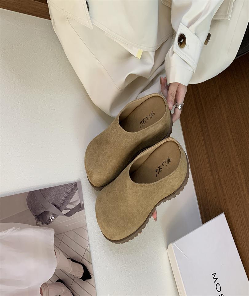 Японская обувь женская 2025 весна новая верхняя одежда толстая подошва японская сумка голова полушлепанцы ленивые на одном педале женская обувь 39 песочный
Японская обувь женская 2025 весна новая верхняя одежда толстая подошва японская сумка голова полушлепанцы ленивые на одном педале женская обувь 39 песочный