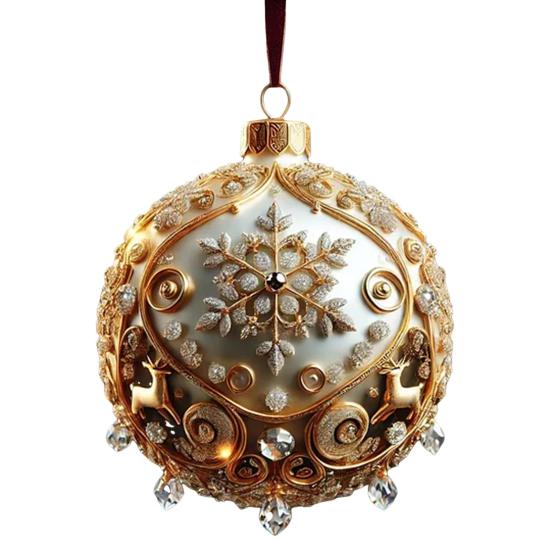 Елегантна 2D казкова планета Різдвяна прикраса зі сніговою кулею та мотивом північного оленя
Елегантна 2D казкова планета Різдвяна прикраса зі сніговою кулею та мотивом північного оленя