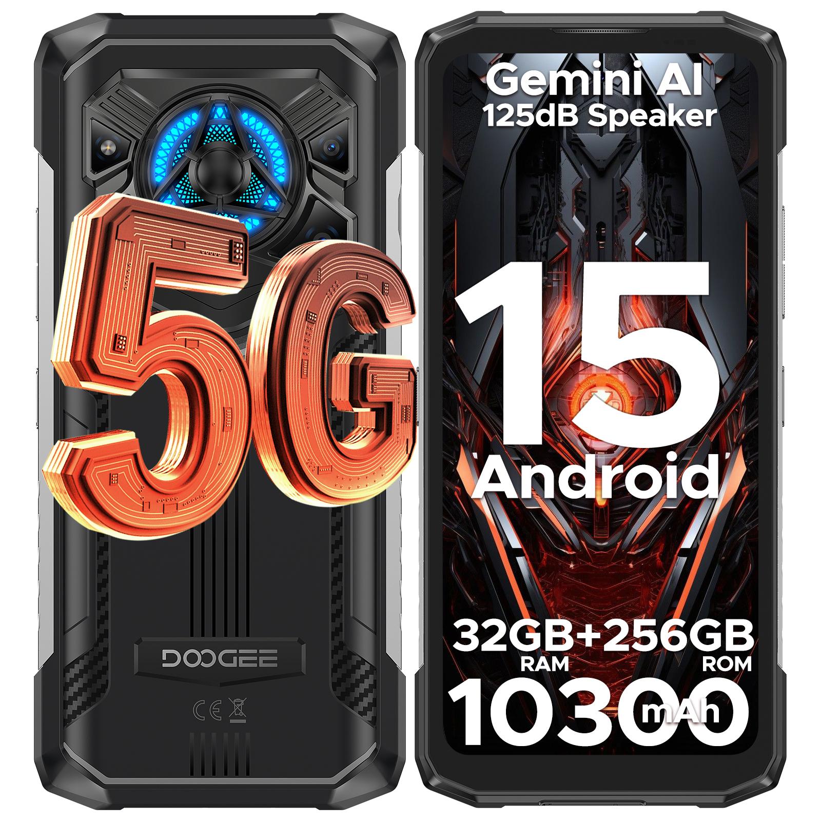 DOOGEE Blade 20 Play 5G Захищений Телефон, 32 ГБ+256 ГБ, Android 15 10300 мАг, 6.6 HD + Світловий Ефект LED, 50МП+20МП+16МП, Face ID/NFC/WIFI6/OTG срібний
DOOGEE Blade 20 Play 5G Захищений Телефон, 32 ГБ+256 ГБ, Android 15 10300 мАг, 6.6 HD + Світловий Ефект LED, 50МП+20МП+16МП, Face ID/NFC/WIFI6/OTG срібний