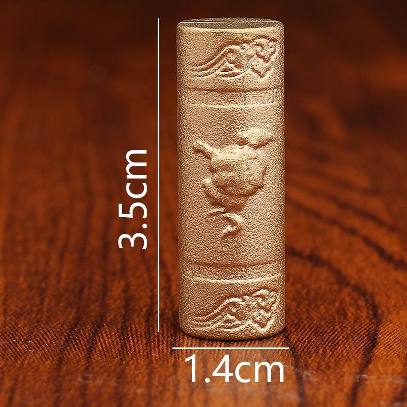 Латунная мини-ручка цилиндрическая гравировка палочка с единорогом чистая медь металл ручная работа настольное креативное украшение
Латунная мини-ручка цилиндрическая гравировка палочка с единорогом чистая медь металл ручная работа настольное креативное украшение