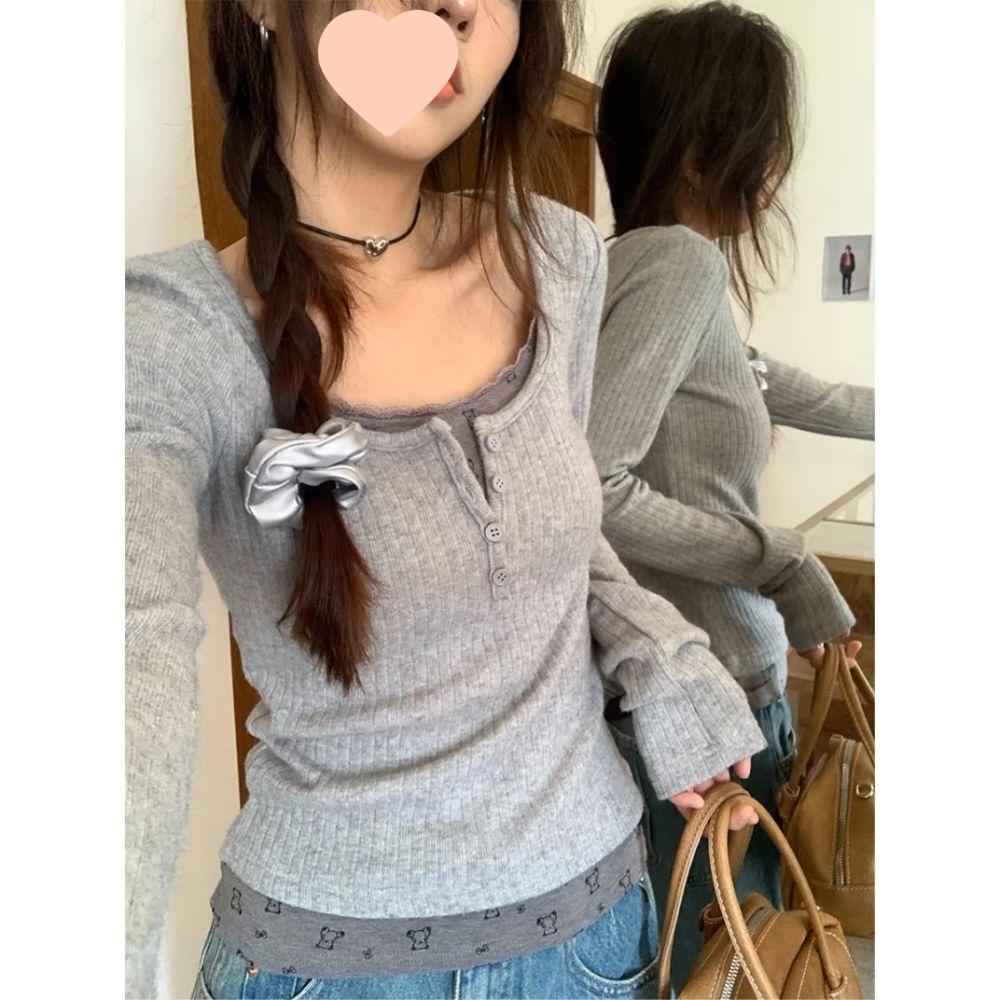 Магазин Цю: Весна 2025 Милый вязаный комплект из двух предметов: укороченный топ-майка и облегающая базовая футболка с воротником S
Магазин Цю: Весна 2025 Милый вязаный комплект из двух предметов: укороченный топ-майка и облегающая базовая футболка с воротником S