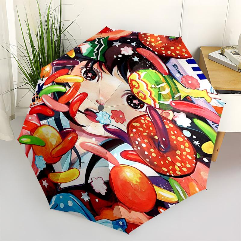 1pc Outdoor Umbrella with Cute Girl Print - Automatic Opening/Closing, Portable 3-Fold Design, 8-Rib Iron Frame - Perfect Gift for Fans, Traveler
1pc Outdoor Umbrella with Cute Girl Print - Automatic Opening/Closing, Portable 3-Fold Design, 8-Rib Iron Frame - Perfect Gift for Fans, Traveler