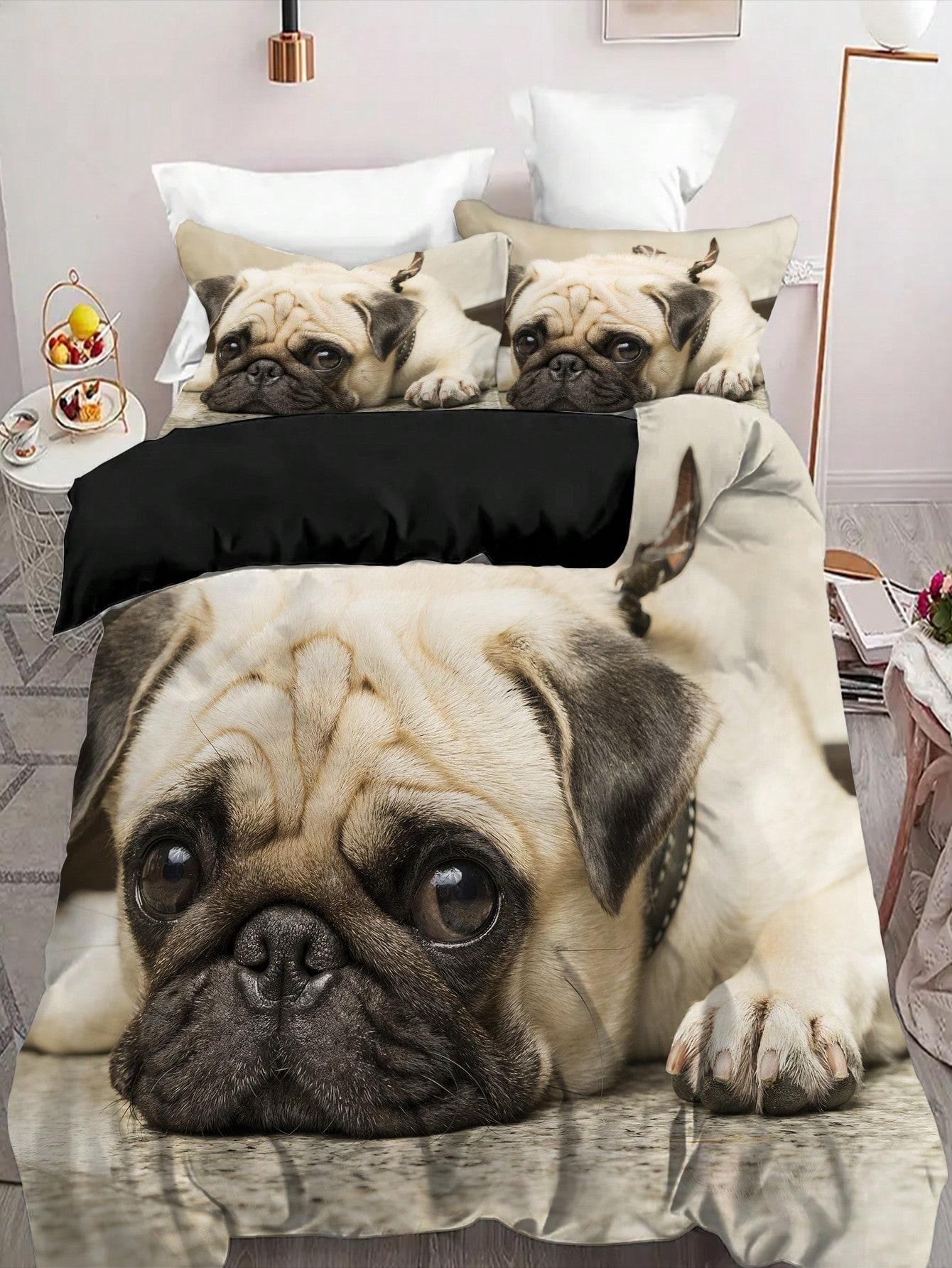 Комплект из 3-х одеял с анималистичным принтом (1 пододеяльник + 2 наволочки) Мягкий удобный комплект постельного белья для спальни, общежития 135X200cm
Комплект из 3-х одеял с анималистичным принтом (1 пододеяльник + 2 наволочки) Мягкий удобный комплект постельного белья для спальни, общежития 135X200cm