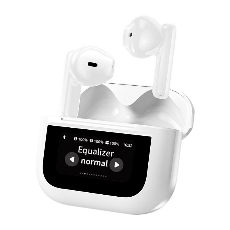 YX28 Bluetooth-гарнитура с шумоподавлением, прозрачные спортивные наушники TWS с цветным сенсорным экраном
YX28 Bluetooth-гарнитура с шумоподавлением, прозрачные спортивные наушники TWS с цветным сенсорным экраном