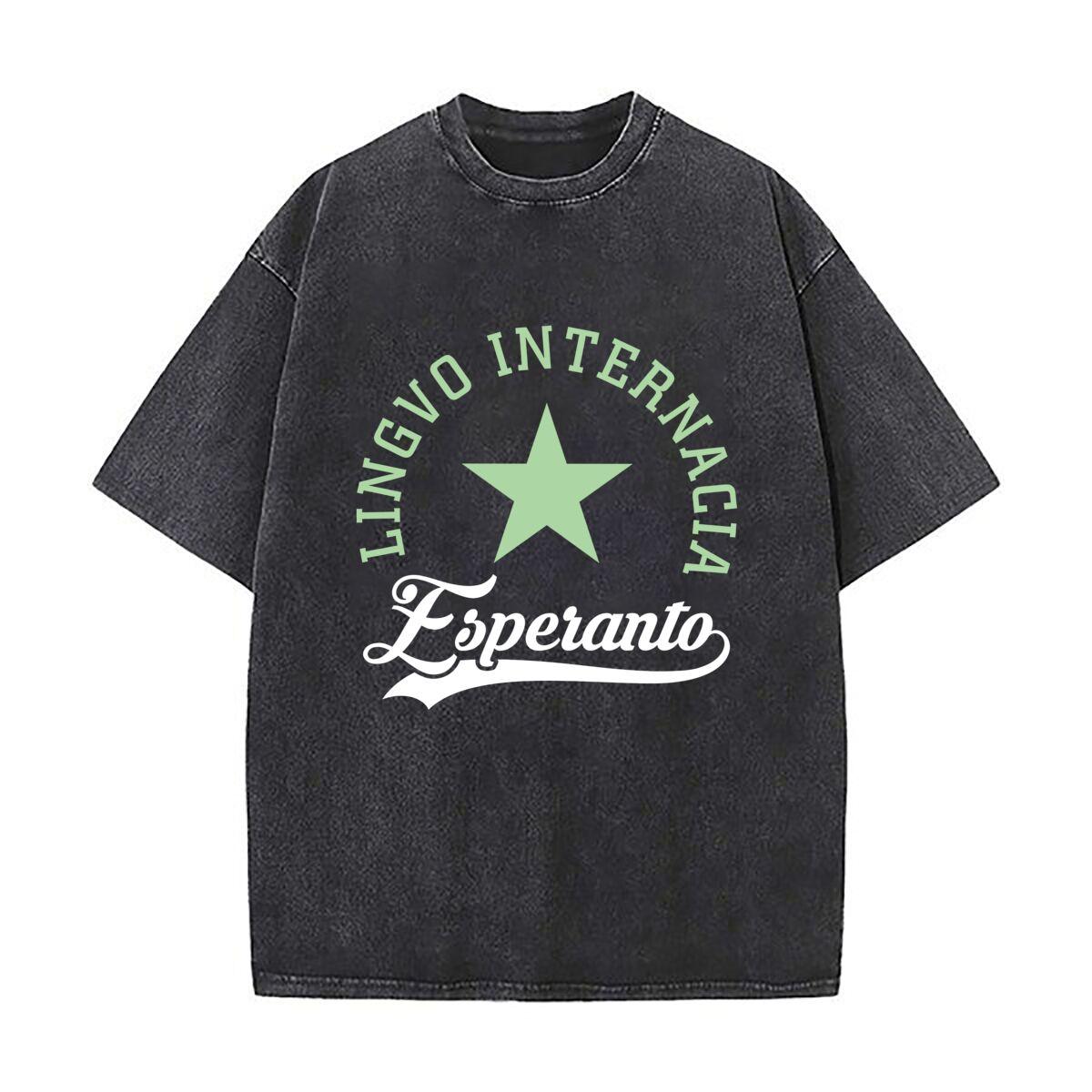 Esperanto Star Language Inspired Lingvo Internacia Symbol Design Mens Summer Tshirt Short Sleeve Loose Short Sleeve S
Esperanto Star Language Inspired Lingvo Internacia Symbol Design Mens Summer Tshirt Short Sleeve Loose Short Sleeve S