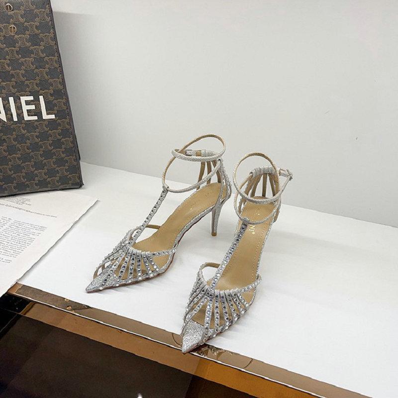Fashion 2025 New Stiletto Lace-Up Nightclub High Heels Little Fairy Rhinestone After The Empty Women S Shoes Banquet Sandals 40 серебряный
Fashion 2025 New Stiletto Lace-Up Nightclub High Heels Little Fairy Rhinestone After The Empty Women S Shoes Banquet Sandals 40 серебряный