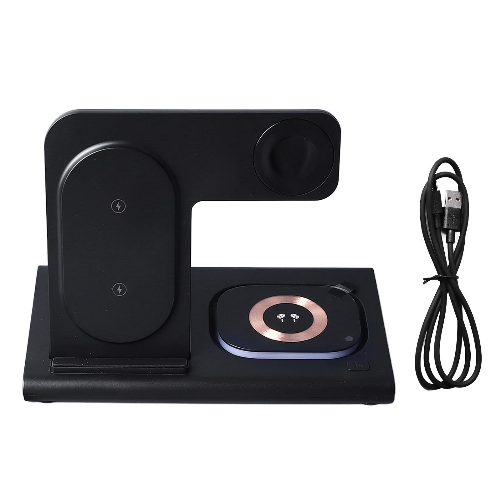 Wireless Charging Station 25W Quick Charging 3 in 1 Wireless Charger Station for Homes Offices чорний
Wireless Charging Station 25W Quick Charging 3 in 1 Wireless Charger Station for Homes Offices чорний