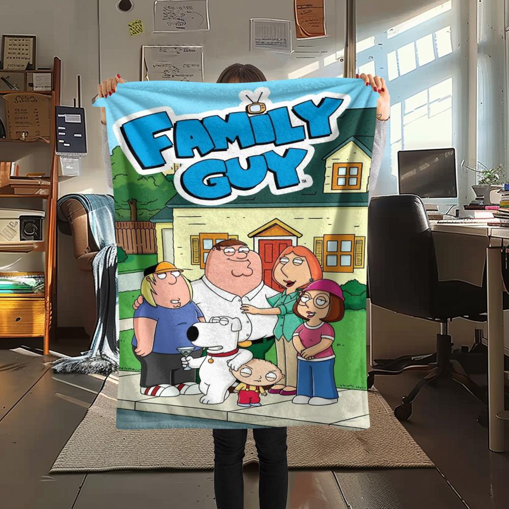 1Pc Family Guy Print Flannel Blanket High Quality Warm Comfortable Cover for All Seasons Perfect for Gifts Home Decor 80cm x 120cm
1Pc Family Guy Print Flannel Blanket High Quality Warm Comfortable Cover for All Seasons Perfect for Gifts Home Decor 80cm x 120cm