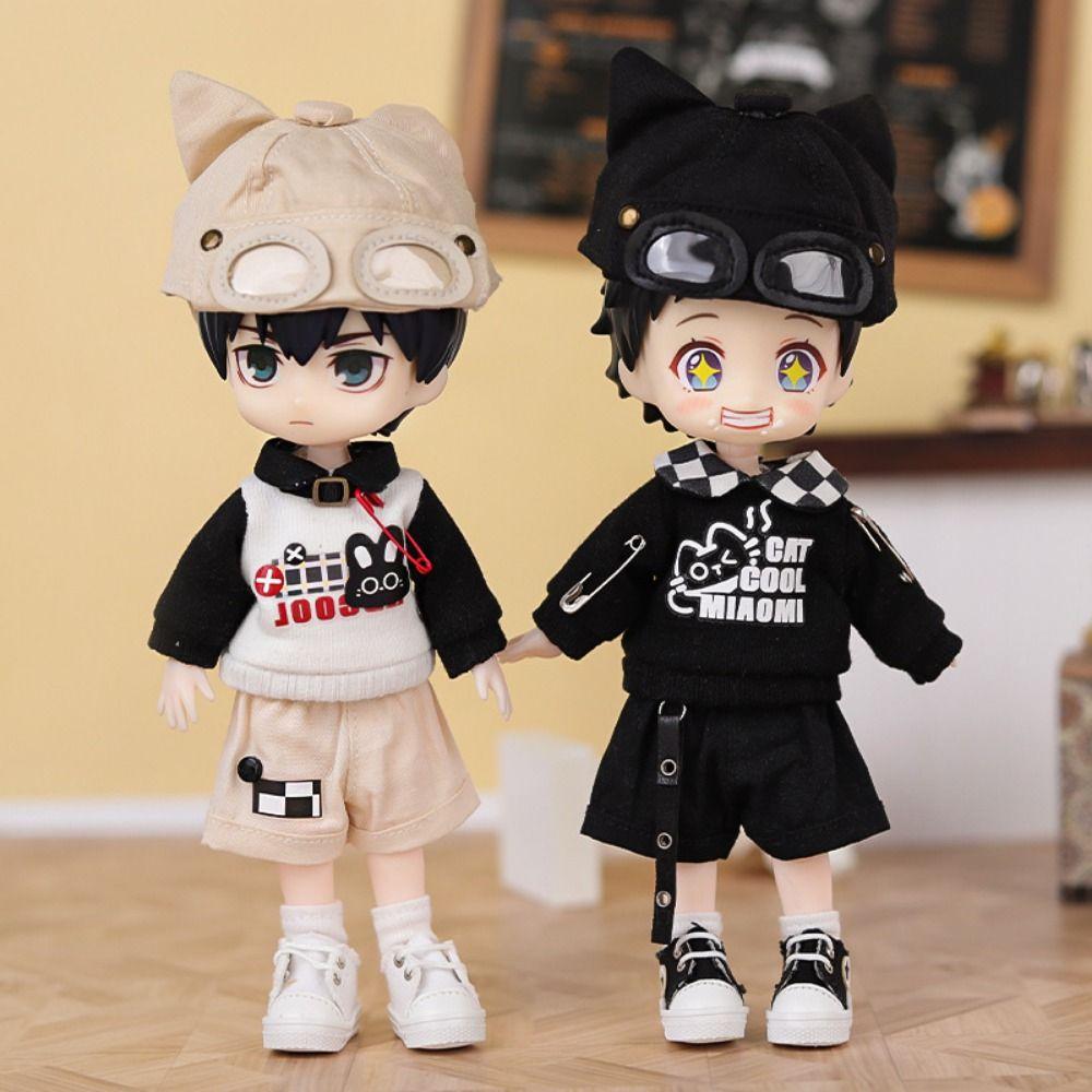 Винтажный комплект с капюшоном для куклы Ob11 Doll Cat, шляпа, одежда для кукол Ob11 Bjd, толстовки с капюшоном, штаны, одежда для кукольного домика style 4
Винтажный комплект с капюшоном для куклы Ob11 Doll Cat, шляпа, одежда для кукол Ob11 Bjd, толстовки с капюшоном, штаны, одежда для кукольного домика style 4