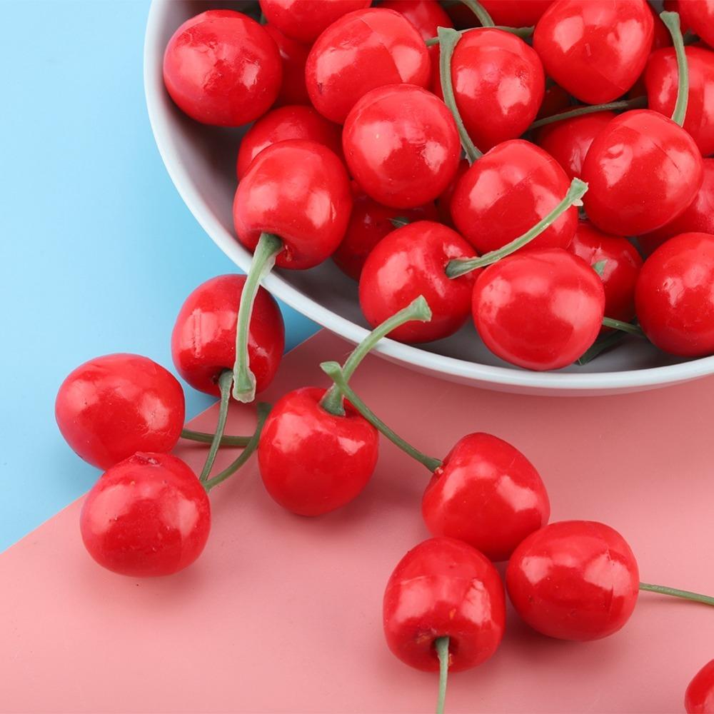 50pcs Red Artificial Cherry Fruit Artificial Simulated Cherry Decor Home Decor
50pcs Red Artificial Cherry Fruit Artificial Simulated Cherry Decor Home Decor