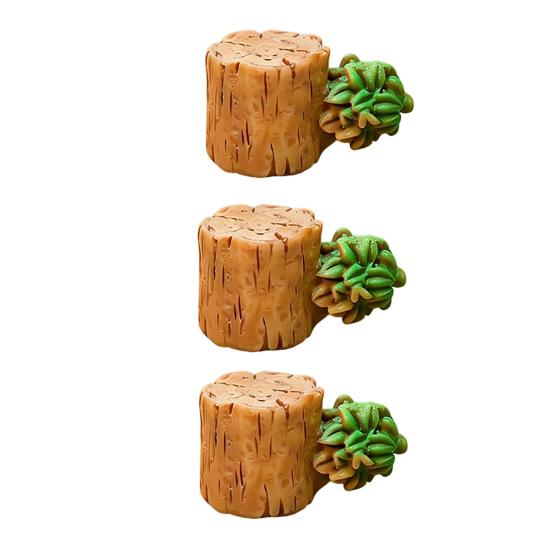 3Pcs Forest Stump Cottage Resin Fairy Garden Landscape Ornaments Decor for Moss Terrarium, Desktop Miniature Landscape with Wood House Accessory B
3Pcs Forest Stump Cottage Resin Fairy Garden Landscape Ornaments Decor for Moss Terrarium, Desktop Miniature Landscape with Wood House Accessory B