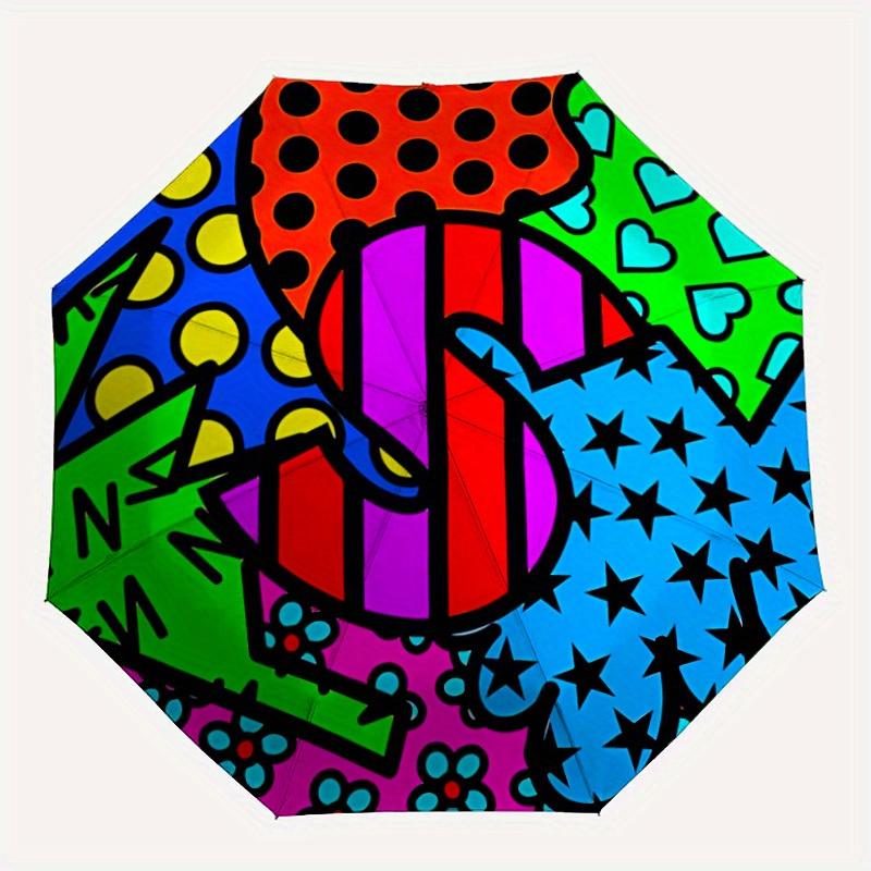 1pc “S”Colorful Pattern Automatic Folding Umbrella, Portable & Foldable Design with 8 Ribs, Casual Outdoor Accessory yy250805049
1pc “S”Colorful Pattern Automatic Folding Umbrella, Portable & Foldable Design with 8 Ribs, Casual Outdoor Accessory yy250805049