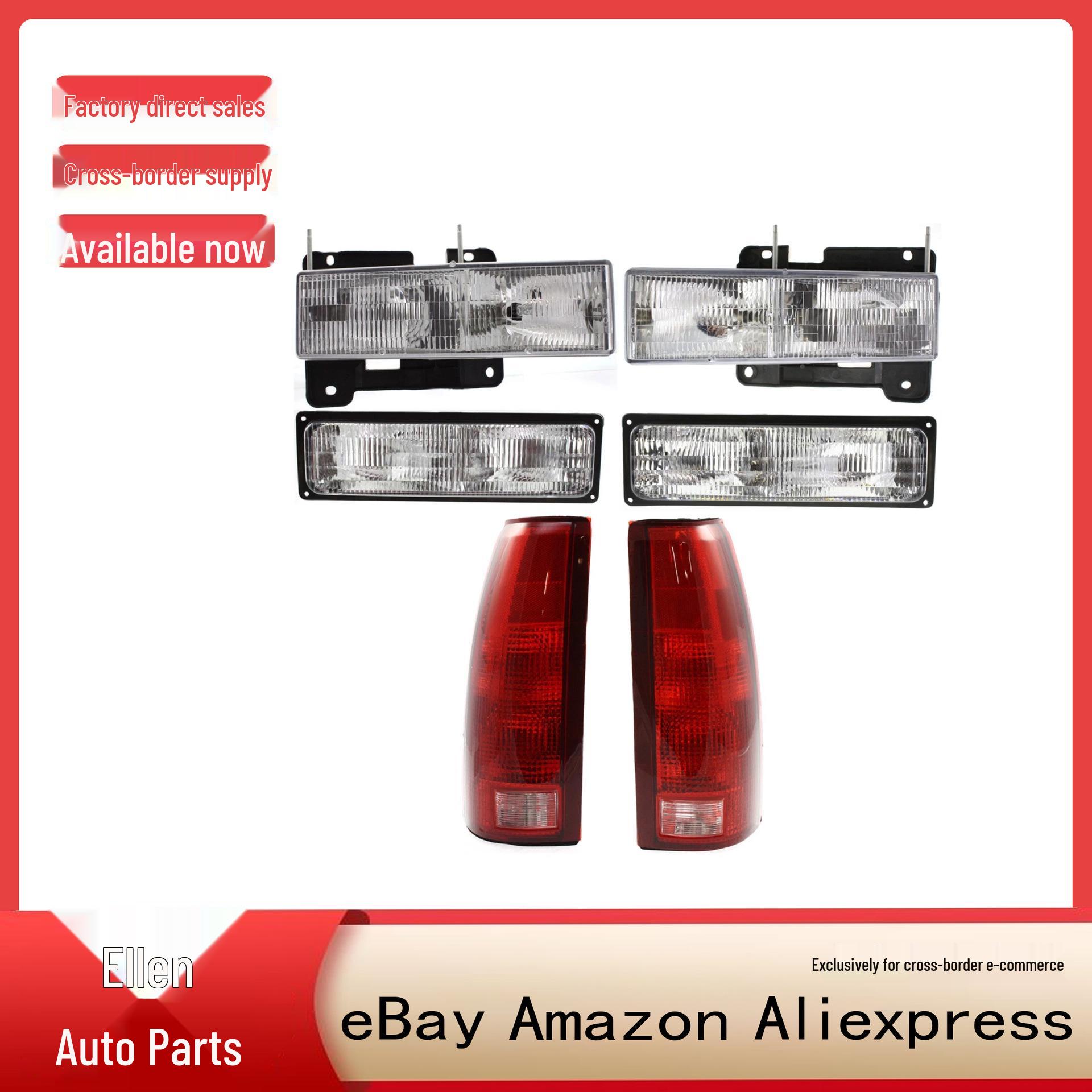 Front and Rear Headlight & Taillight Kits for 1994-98 C1500, K1500, GMC C1500 Alan
Front and Rear Headlight & Taillight Kits for 1994-98 C1500, K1500, GMC C1500 Alan