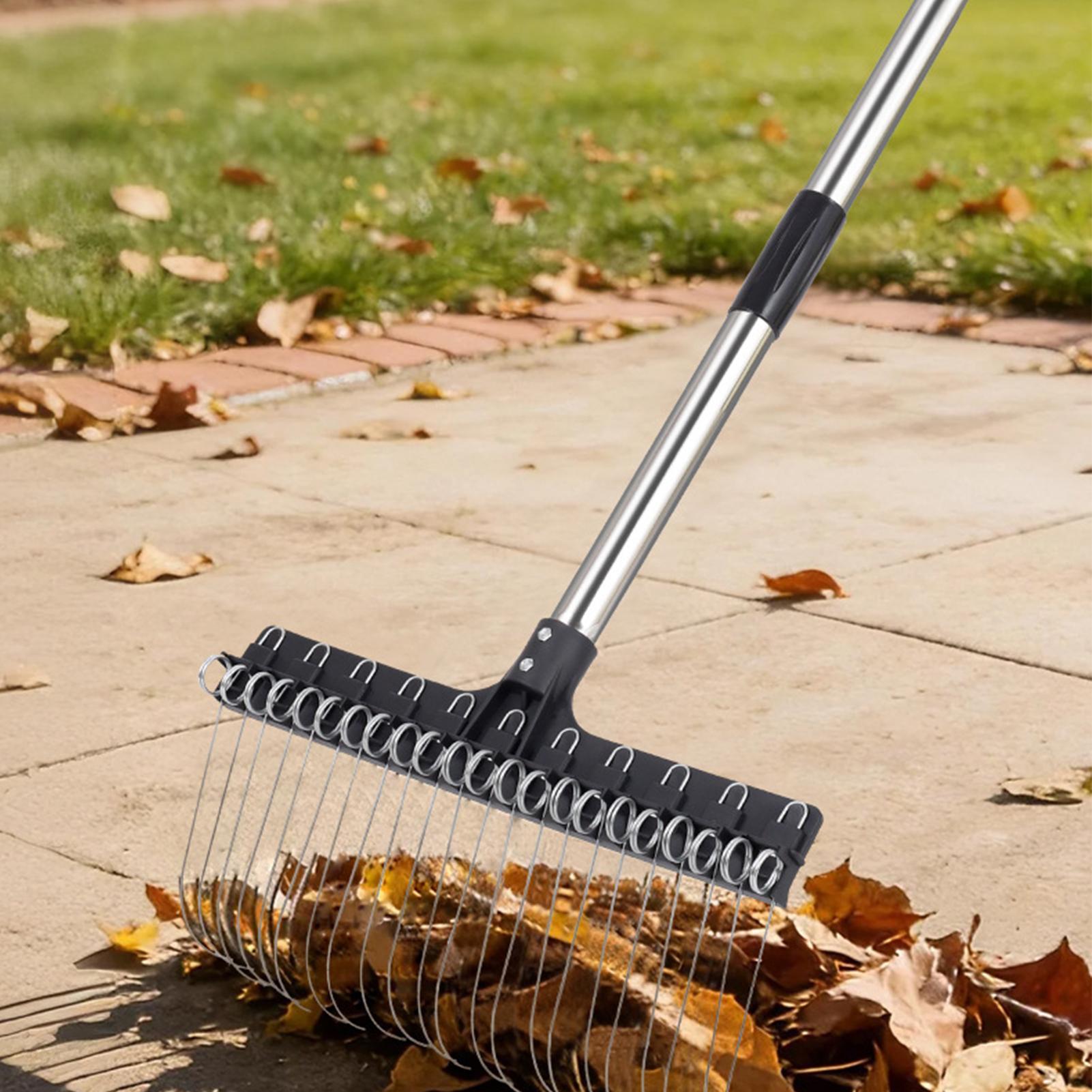 Rakes For Lawns Heavy Duty Wide Steel Tines Long Handle 38.58 To 63 Inch Adjustable Metal Turf Rake For Grass Leaves Gardening China Mainland
Rakes For Lawns Heavy Duty Wide Steel Tines Long Handle 38.58 To 63 Inch Adjustable Metal Turf Rake For Grass Leaves Gardening China Mainland