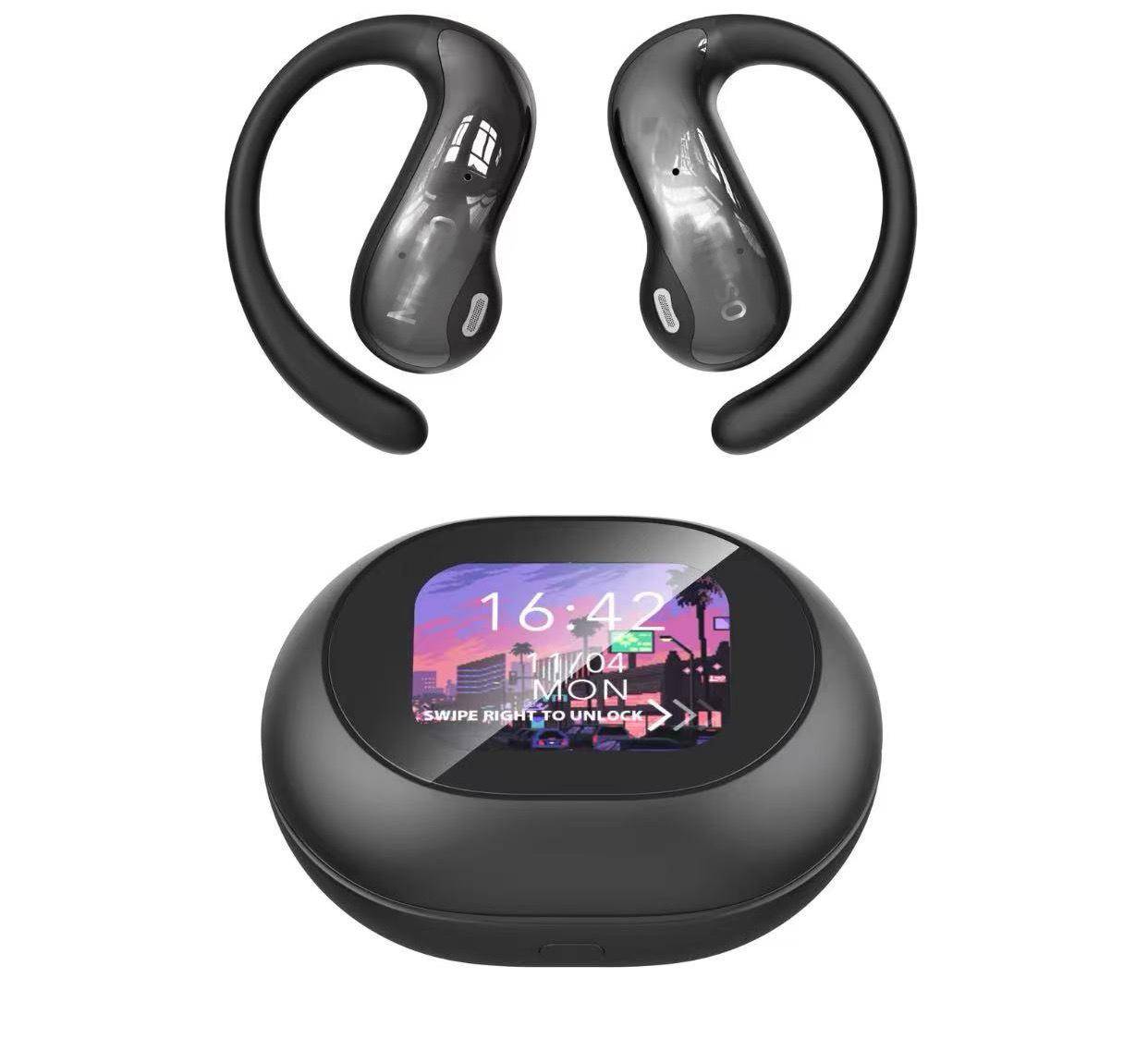 Бездротові навушники Bluetooth MS188 із затискачем та кольоровим екраном для Miniso
Бездротові навушники Bluetooth MS188 із затискачем та кольоровим екраном для Miniso