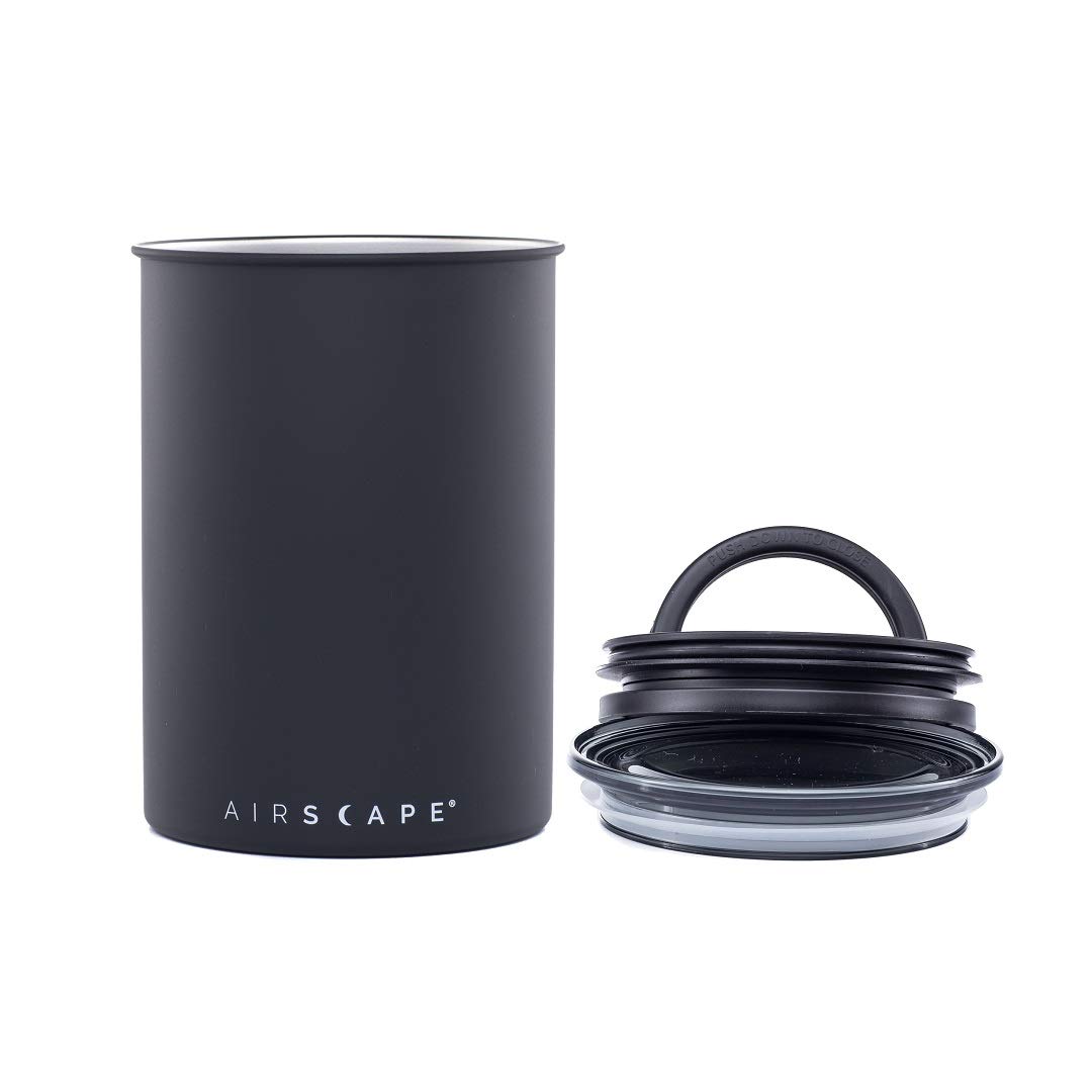 Контейнер для кофе Airscape из нержавеющей стали | Контейнер для хранения продуктов | Запатентованная герметичная крышка | Сохраняет продукты свежими, вытесняя воздух (Средний, Матовый черный)
Контейнер для кофе Airscape из нержавеющей стали | Контейнер для хранения продуктов | Запатентованная герметичная крышка | Сохраняет продукты свежими, вытесняя воздух (Средний, Матовый черный)