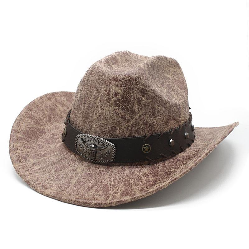 Suede Textured Western Cowboy Hat Men S And Women S Vintage Belt Big Eaves Outdoor Shade Jazz Hat M(56-59cm)
Suede Textured Western Cowboy Hat Men S And Women S Vintage Belt Big Eaves Outdoor Shade Jazz Hat M(56-59cm)
