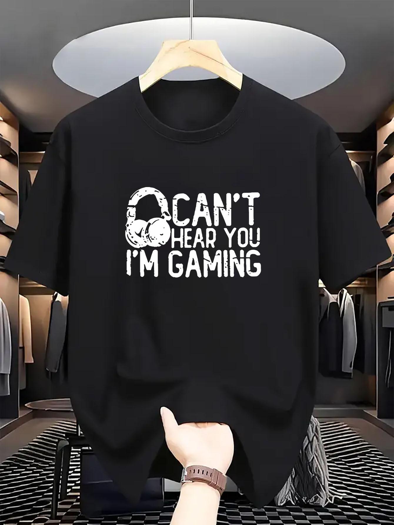 Mens Crew Neck Fashion Trend CreativeNo I Hear Im Playing a Game Letter Printed TShirt Comfortable and Breathable 4XL
Mens Crew Neck Fashion Trend CreativeNo I Hear Im Playing a Game Letter Printed TShirt Comfortable and Breathable 4XL
