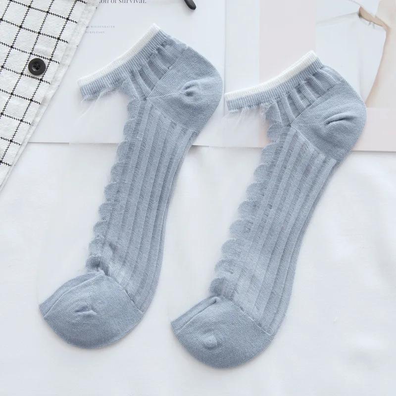 Шелковые прозрачные носки Детские носки из хрустального стекла с мелким вырезом Хлопковое дно Короткие носки Короткий рукав для женщин bule
Шелковые прозрачные носки Детские носки из хрустального стекла с мелким вырезом Хлопковое дно Короткие носки Короткий рукав для женщин bule