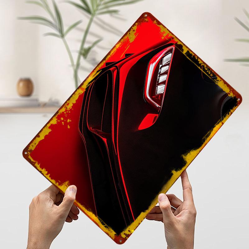 Black Sports Car Headlight Metal Poster Customized Wall Art Retro Vintage Tinplate Signs for Man Cave Aesthetic Decoration Room 7.9x11.8In(20x30cm)
Black Sports Car Headlight Metal Poster Customized Wall Art Retro Vintage Tinplate Signs for Man Cave Aesthetic Decoration Room 7.9x11.8In(20x30cm)