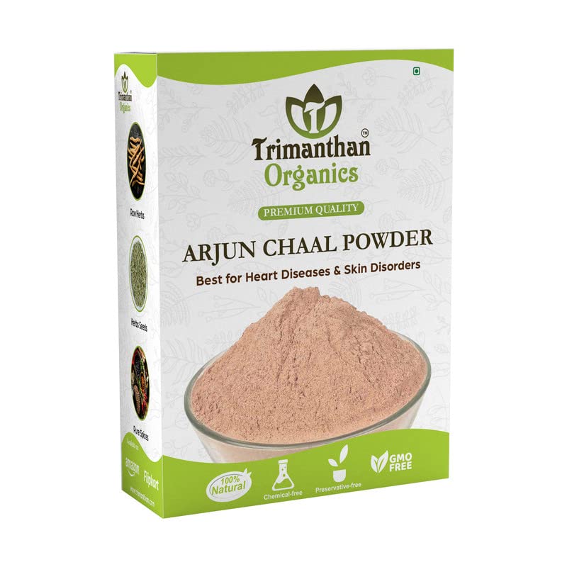 Trimanthan Organics Чистий порошок кори Арджуна, Потрійно фільтрований Terminalia | 400 г 0,8 фунта
Trimanthan Organics Чистий порошок кори Арджуна, Потрійно фільтрований Terminalia | 400 г 0,8 фунта