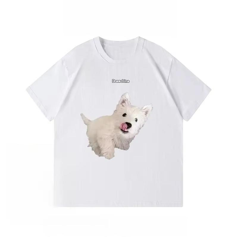 Summer Clothes Funny Style Cartoon Puppy High Quality Comfort Cotton Short Sleeve Men s Clothing Loose and Versatile Womens Tops 4XL
Summer Clothes Funny Style Cartoon Puppy High Quality Comfort Cotton Short Sleeve Men s Clothing Loose and Versatile Womens Tops 4XL