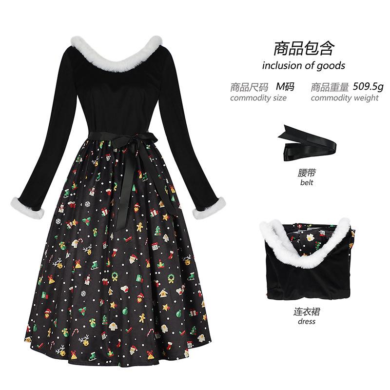 Christmas Dress Fashionable With Elegant Design For Themed Parties And Gatherings StyleF,XXL
Christmas Dress Fashionable With Elegant Design For Themed Parties And Gatherings StyleF,XXL