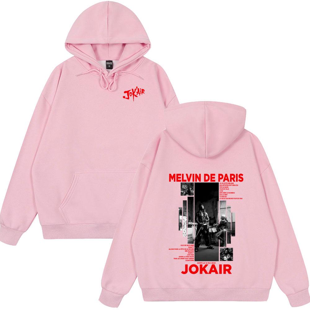 Rapper Jok air Melvin De Paris Graphic Hoodie Men Women Hip Hop Streetwear Fashion Tops Pop Music Hoodies Casual Vintage Hoodies M
Rapper Jok air Melvin De Paris Graphic Hoodie Men Women Hip Hop Streetwear Fashion Tops Pop Music Hoodies Casual Vintage Hoodies M