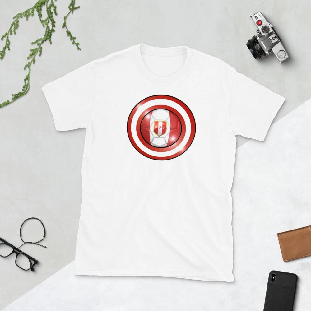 PERU FEDERACION FUTBOL CAPTAIN AMER PERUVIAN FLAG Short-Sleeve Unisex T-Shirt 3XL
PERU FEDERACION FUTBOL CAPTAIN AMER PERUVIAN FLAG Short-Sleeve Unisex T-Shirt 3XL