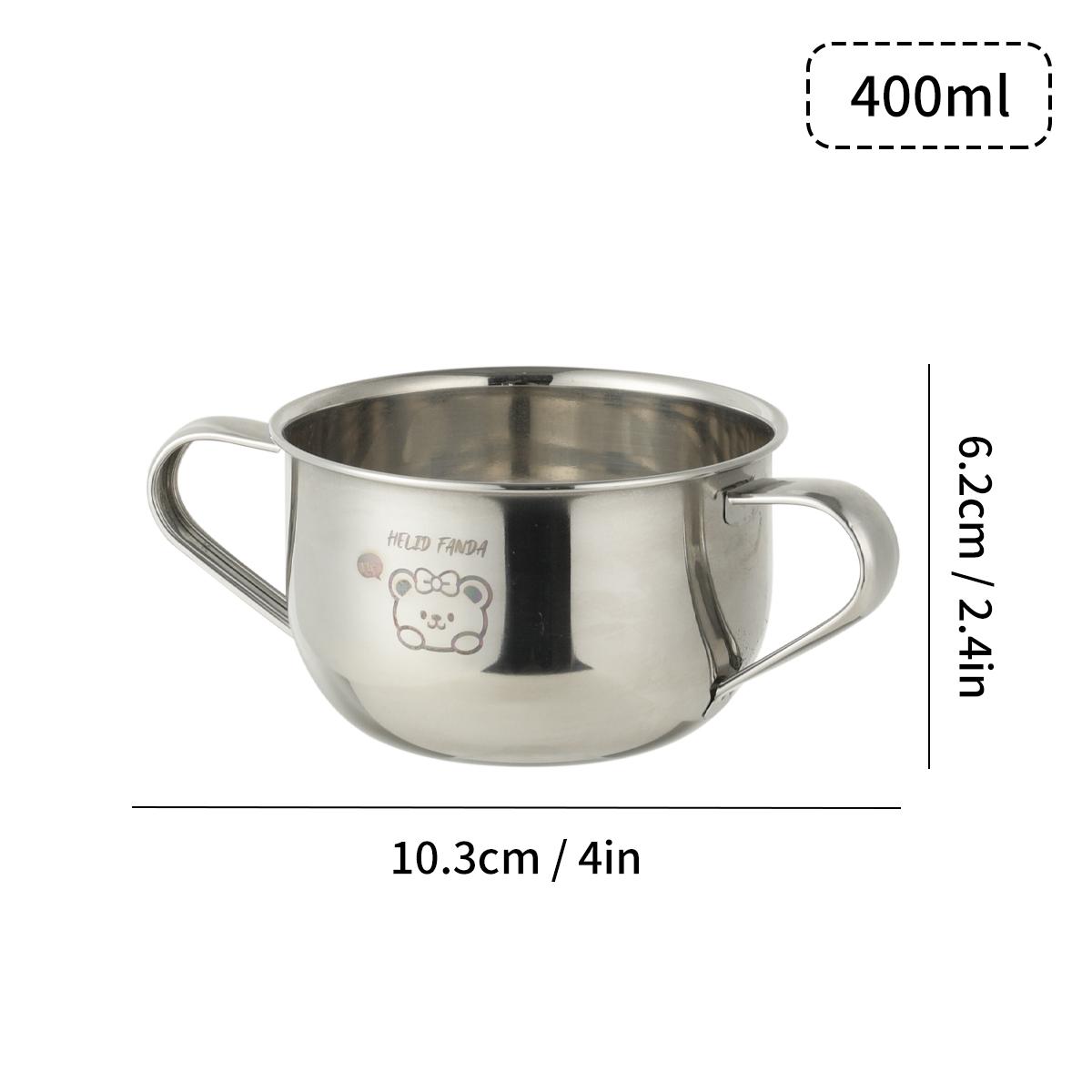 Детская миска из нержавеющей стали 304 с двойной ручкой и ложкой, кухонная салатница, прочный контейнер для еды, миска для ужина
Детская миска из нержавеющей стали 304 с двойной ручкой и ложкой, кухонная салатница, прочный контейнер для еды, миска для ужина