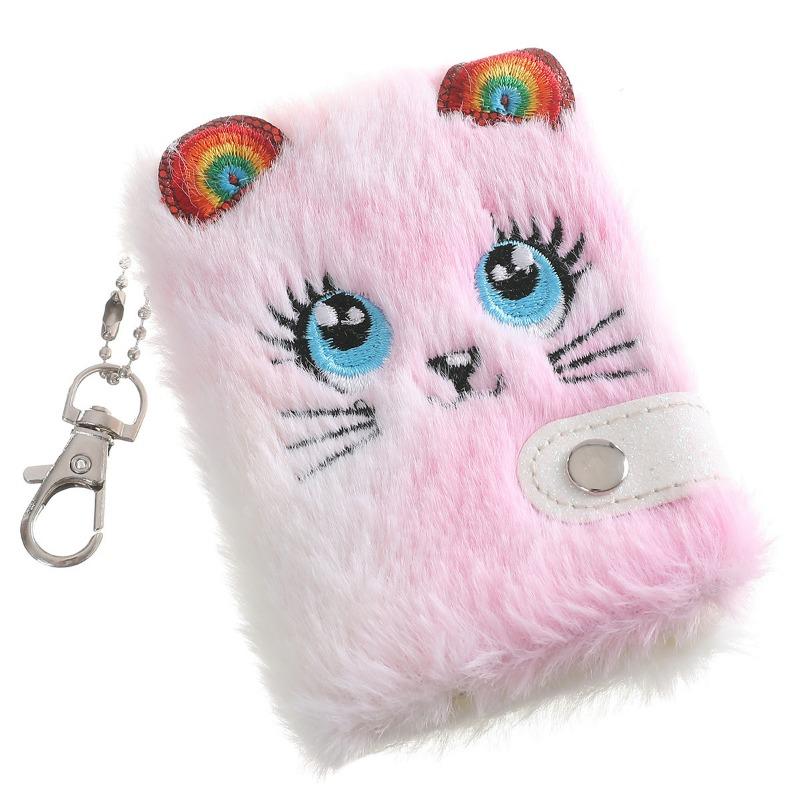 Cartoon Plush Notebook Children s Cute Cat Snap Diary Student Mini Memo Pendant Book 1Pcs
Cartoon Plush Notebook Children s Cute Cat Snap Diary Student Mini Memo Pendant Book 1Pcs