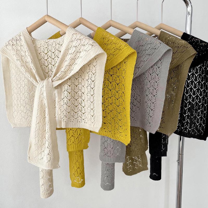 Knitted Hollow Out Shawl Sunscreen Women S Two-Sided Big Shawl All-Match Solid Color Scarf Air Conditioning Room Shawl
Knitted Hollow Out Shawl Sunscreen Women S Two-Sided Big Shawl All-Match Solid Color Scarf Air Conditioning Room Shawl