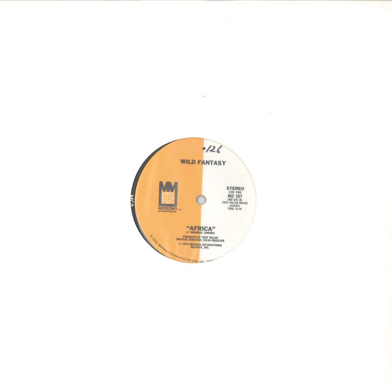 12inch Record WILD FANTASY - Jungle Drums / Africa MD507 MIDSONG INTERNA 1979 US Dance & Electronica Used
12inch Record WILD FANTASY - Jungle Drums / Africa MD507 MIDSONG INTERNA 1979 US Dance & Electronica Used