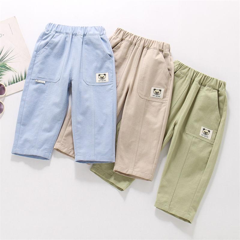 Cotton Boys Casual Pants Summer New Thin and Versatile Loose Straight Leg Pants 90 хакі
Cotton Boys Casual Pants Summer New Thin and Versatile Loose Straight Leg Pants 90 хакі