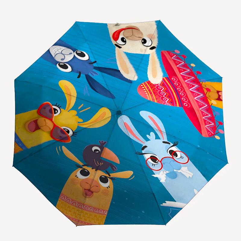 1pc Animals Adventure Automatic Folding Umbrella, 8-Rib Durable Iron Frame, Compact Travel Umbrella for Women & Men029
1pc Animals Adventure Automatic Folding Umbrella, 8-Rib Durable Iron Frame, Compact Travel Umbrella for Women & Men029