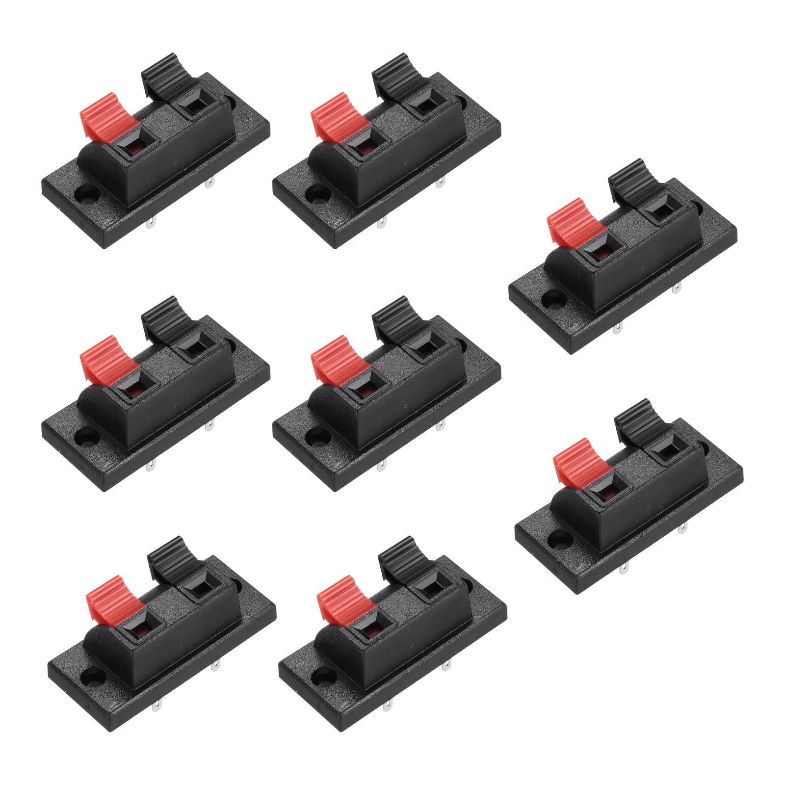 uxcell Spring Terminal Connector Jack Speaker Terminal Strip Speaker Joint Test Clips 2-Way Clips, Push-Release Plates, Sockets, Blocks, Clamps, WP2-1
uxcell Spring Terminal Connector Jack Speaker Terminal Strip Speaker Joint Test Clips 2-Way Clips, Push-Release Plates, Sockets, Blocks, Clamps, WP2-1