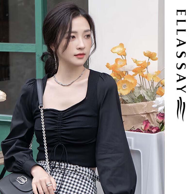 Женский плиссированный трикотажный топ с кулиской ELLASSAY L
Женский плиссированный трикотажный топ с кулиской ELLASSAY L