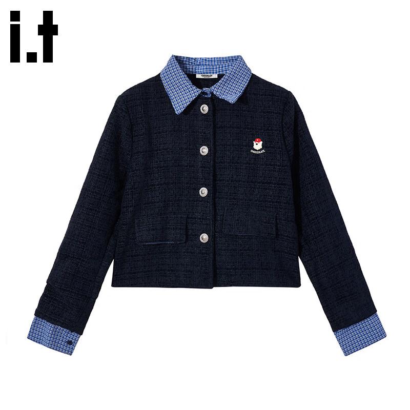 :CHOCOOLATEit Women s Deep Blue Faux Two-piece Lapel Jacket L
:CHOCOOLATEit Women s Deep Blue Faux Two-piece Lapel Jacket L