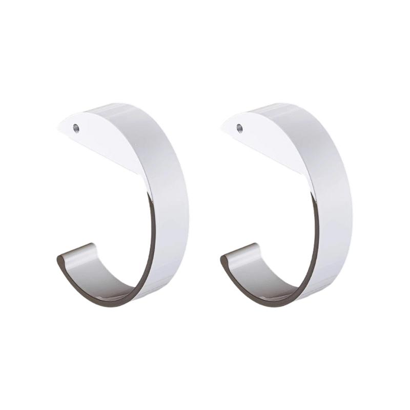 Pack of 2 Multifunctional Purse Hooks for Desk and Table Bag Organizers Sturdy Metal Hanger for Bags and Headphones белый
Pack of 2 Multifunctional Purse Hooks for Desk and Table Bag Organizers Sturdy Metal Hanger for Bags and Headphones белый