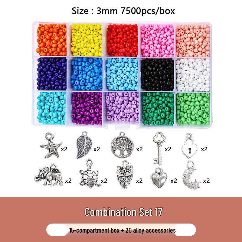 Набор для изготовления ожерелья и браслета из стекляруса 24 цветов с застежкой-лобстером
Набор для изготовления ожерелья и браслета из стекляруса 24 цветов с застежкой-лобстером